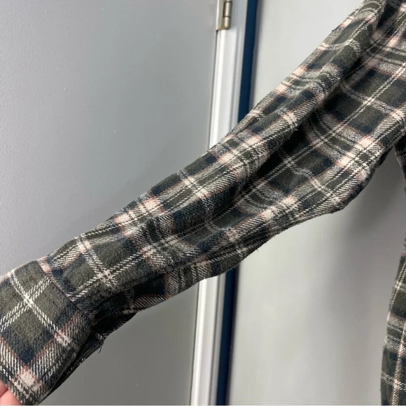 Moose Creek Pearl Snap Flannel Shirt Men’s Medium Thick Heavyweight 100% Cotton - Picture 5 of 9